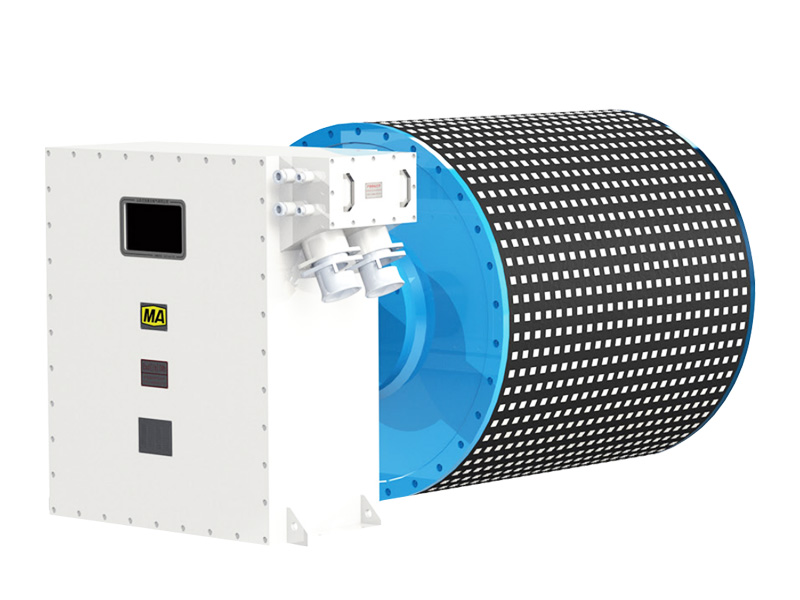 STYJVFT series mining flameproof and intrinsically safe permanent magnet synchronous  variable frequency speed regulation integrated electric roller